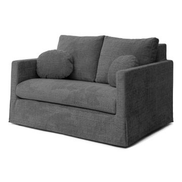 Canapea gri închis 140 cm Paphos – Ropez