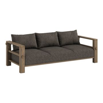 Canapea gri închis 225 cm Bare – Karup