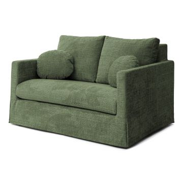 Canapea verde 140 cm Paphos – Ropez