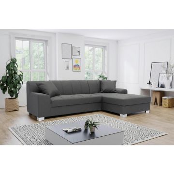 Colțar Extensibil, textil, gri