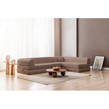Coltar, Atelier del Sofa, 118FVL1504, MATERIAL TEXTIL CU NERVURI, Bej