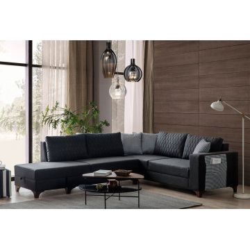 Coltar, Atelier del Sofa, 752EST1401, PAL ACOPERIT CU CARPEN/MELAMINAT, Antracit