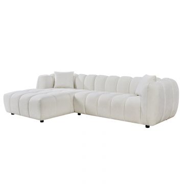 Coltar stanga POMARAN 280 CM - Cream