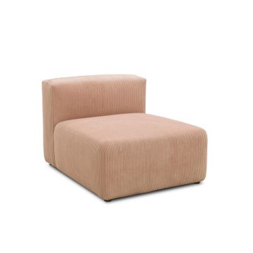 Element Canapea Modulară, textil, roz, auriu rose