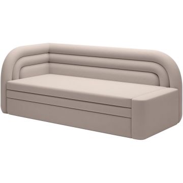 Recamier in textil bej