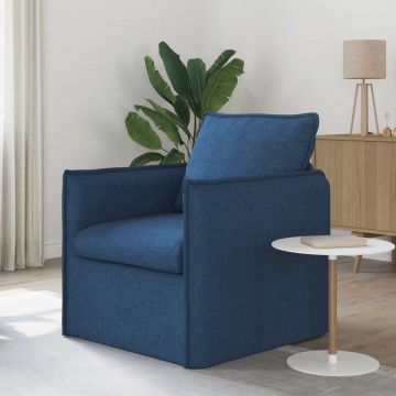 vidaXL Canapea albastru 75 x 82 x 85 cm țesătură