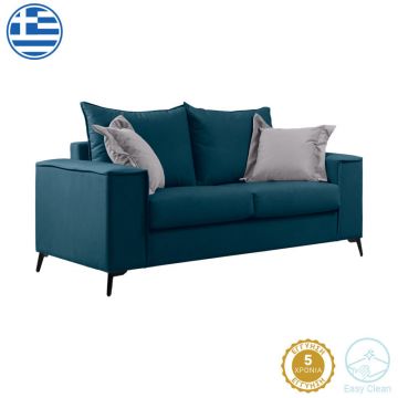 Canapea cu 2 locuri Verona 2, Albastru inchis, 173x93x100 cm - Gri