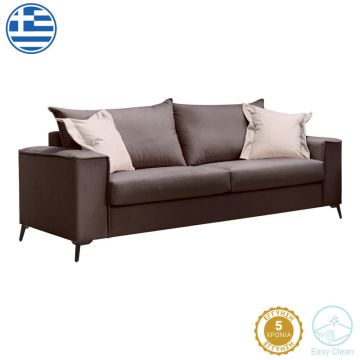 Canapea cu 3 locuri Verona 3, Gri inchis, 225x93x100 cm - Gri