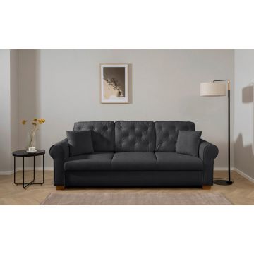 Canapea Extensibilă, textil, antracit