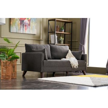 Canapea fixă 2 locuri Bella For 2 Pr, Diverse culori, 177x81x85 cm - Antracit
