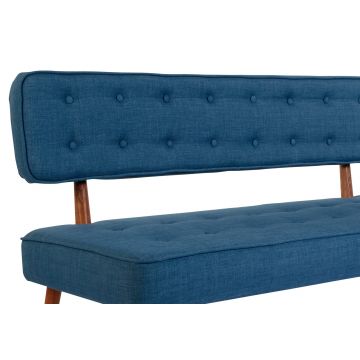 Canapea fixă 2 locuri Westwood Loveseat, Diverse culori, 140x64x78 cm - Night blue