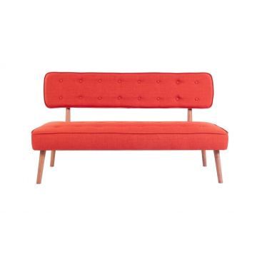 Canapea fixă 2 locuri Westwood Loveseat, Diverse culori, 140x64x78 cm - Roșu cărămiziu