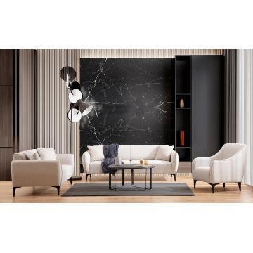 Canapea fixă Belissimo, Diverse culori, Diverse configurații, Diverse dimensiuni - Off white / 2 locuri / 160x95x67 cm