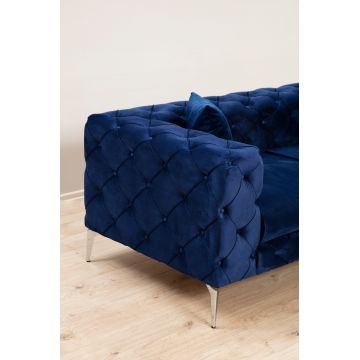 Canapea fixă Como, Diverse culori, Diverse configurații, Diverse dimensiuni - Bleumarin / 2 locuri / 27x90x70 cm
