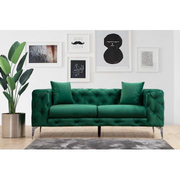 Canapea fixă Como, Diverse culori, Diverse configurații, Diverse dimensiuni - Verde / 2 locuri / 197x90x70 cm