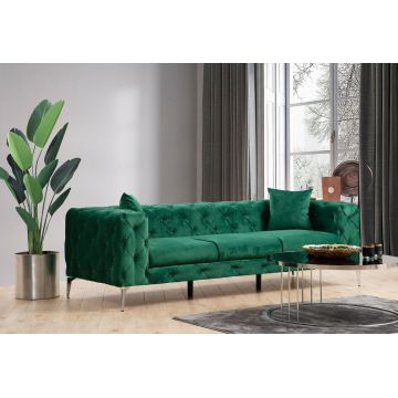 Canapea fixă Como, Diverse culori, Diverse configurații, Diverse dimensiuni - Verde / 3 locuri / 237x90x70 cm