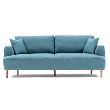 Canapea Fixa cu 3 Locuri Felix, 230 x 90 x 98 cm - Albastru