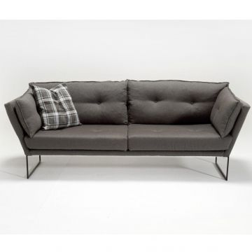 Canapea fixă Relax, Diverse culori, Diverse configurații, Diverse dimensiuni - Gri / 3 locuri / 212x88x80 cm