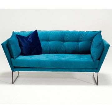 Canapea fixă Relax, Diverse culori, Diverse configurații, Diverse dimensiuni - Turcoaz / 2 locuri / 175x88x80 cm