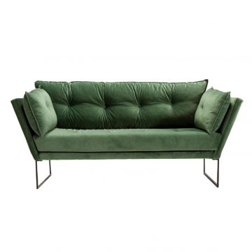 Canapea fixă Relax, Diverse culori, Diverse configurații, Diverse dimensiuni - Verde / 2 locuri / 175x88x80 cm