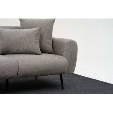 Canapea fixă Side, Diverse culori, Diverse configurații, Diverse dimensiuni - Gri deschis / 2 locuri / 171x82x77 cm