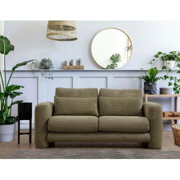 Canapea Lux 2 locuri Lily, 180 x 73 x 97 cm - Verde