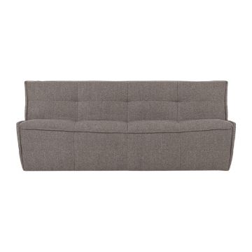 Canapea maro cu tapițerie din țesătură bouclé 204 cm Cluster – vtwonen