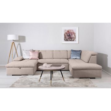 Canapea Modulară, textil, bej
