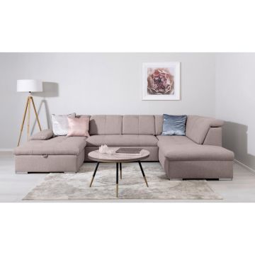 Canapea Modulară, textil, taupe