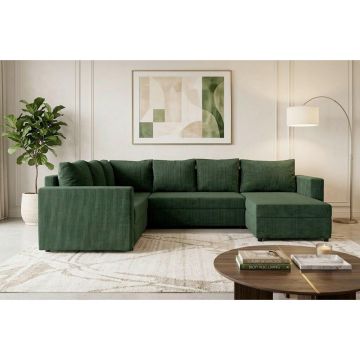 Canapea Modulară, textil, verde