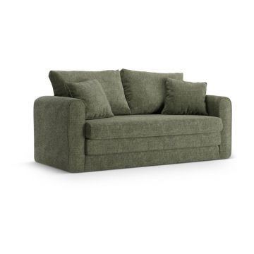 Canapea verde extensibilă 158 cm Lido – Micadoni