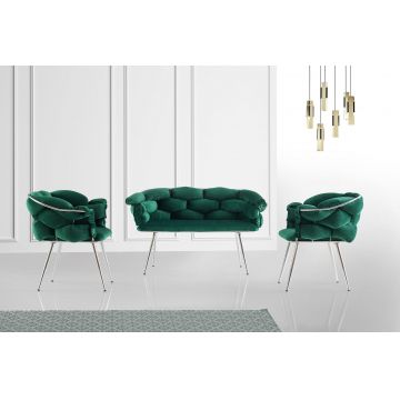 Set de canapea Balon Sofa Set,  135 x 79 x 65 cm - Verde