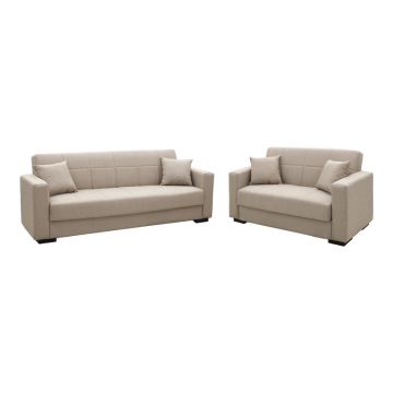 Set de sufragerie 2 piese Vox, crem, 83x214 cm - Bej
