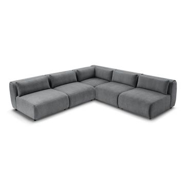 Colțar gri (cu colțar variabil) Jeanne – Bobochic Paris