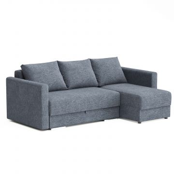 Coltar extensibil MAGIS, stofa Albastru Deschis V73