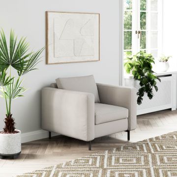 Fotoliu MATERA, Stofa Bej V03